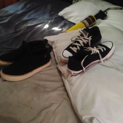 Toms Size 9 M   Converse 6.5