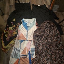 Womens L Dresses/Jumper/Sheer Cover Up