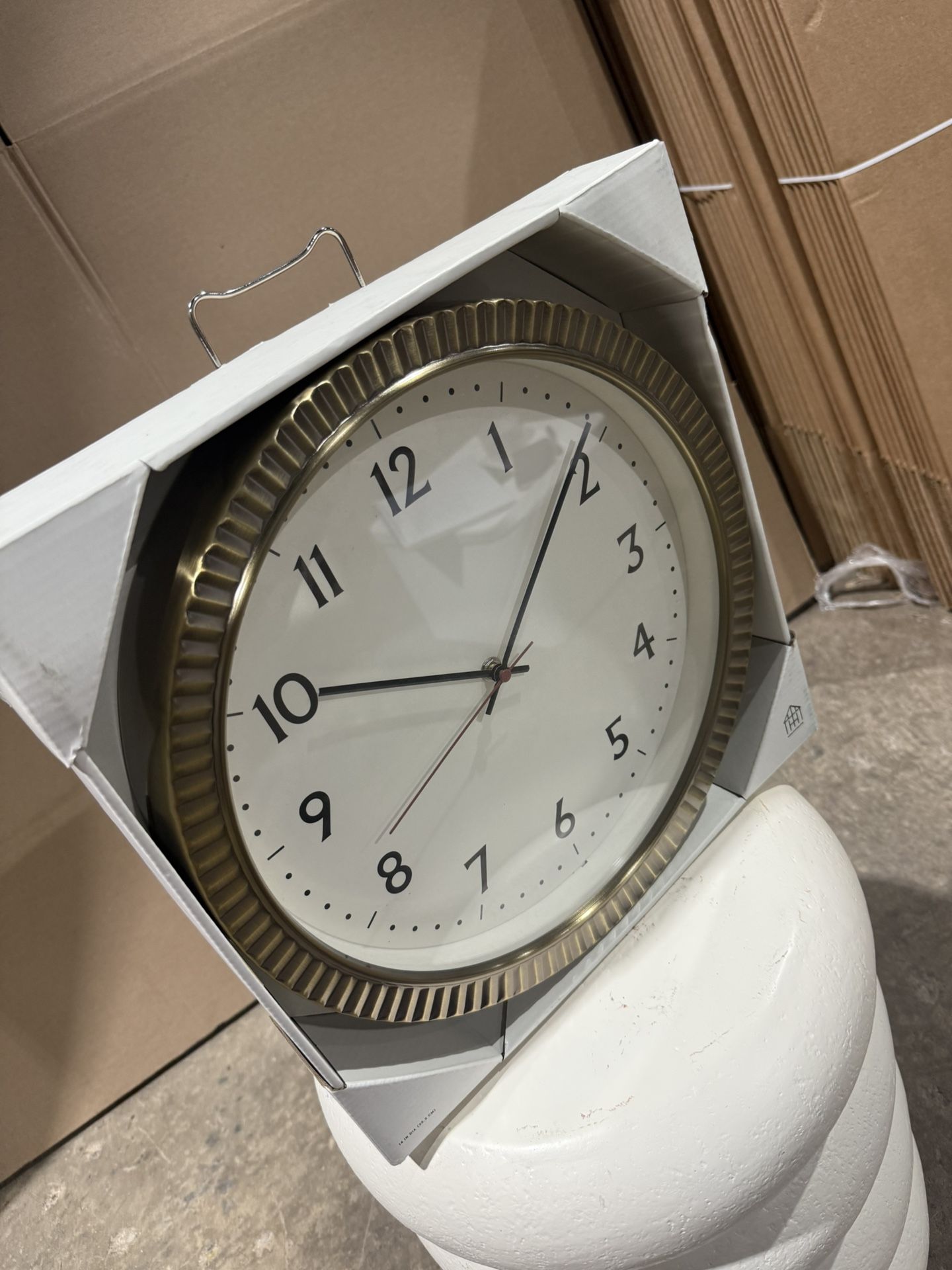 20” Brass Clock