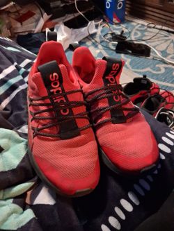 Adidas Low-Top Sneakers Red and Black