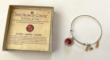 Wind and Fire Spectrum of Color July Bracelet