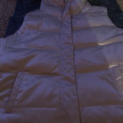 Talbots Silver Down Vest