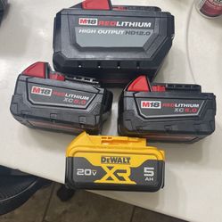 Dewalt And Milwaukee Battery’s $340 For All 