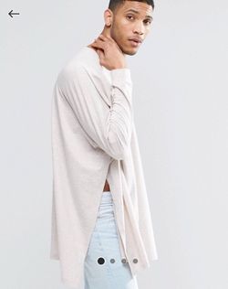 ASOS oversized poncho with slits