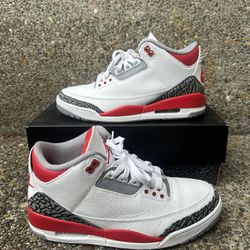 Size 9 - Jordan 3 Retro Mid Fire Red