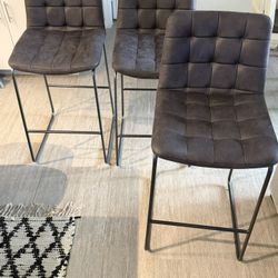 Barstools Set of 3 