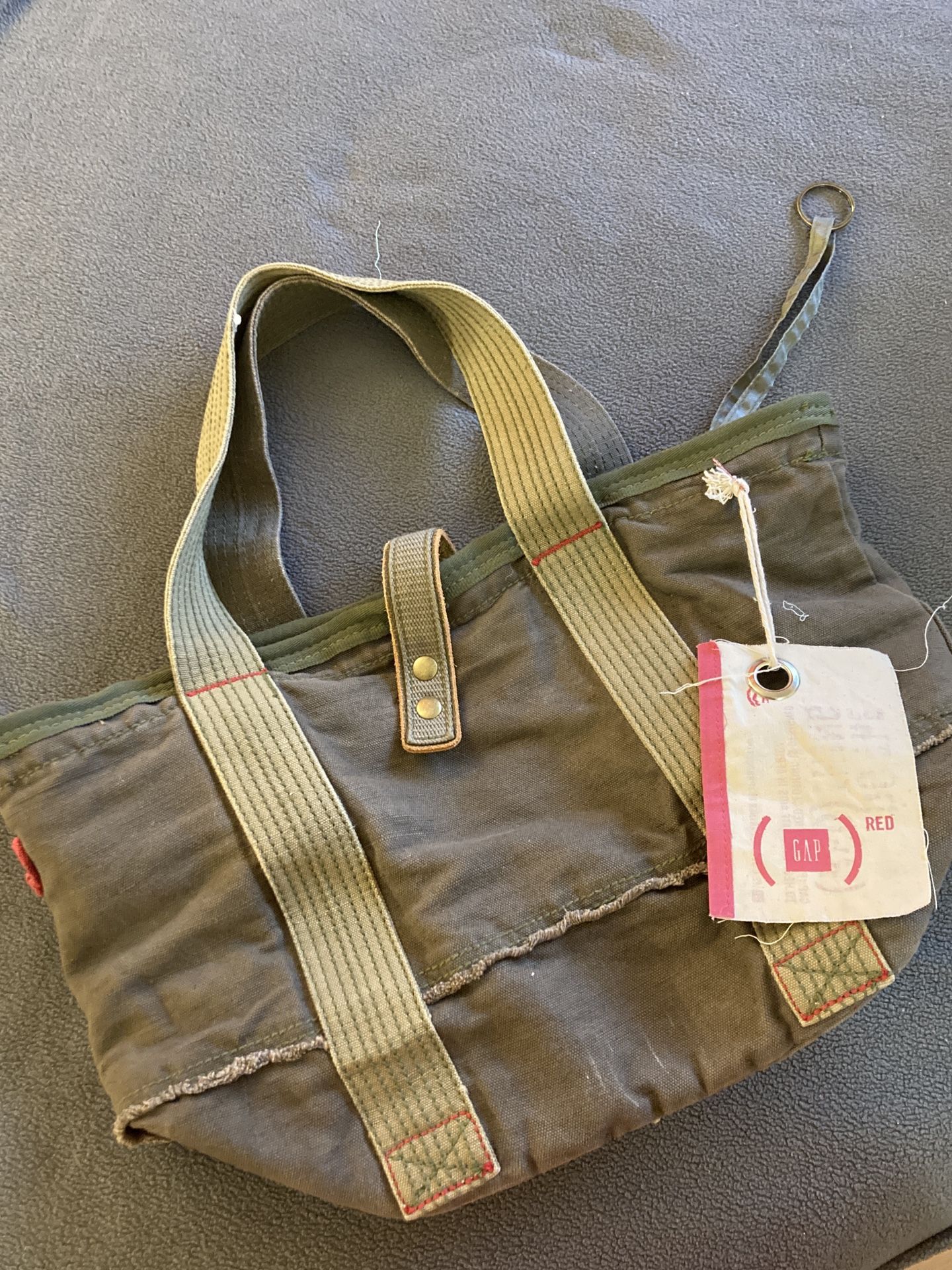 Vintage GAP Red Canvas Tote Bag