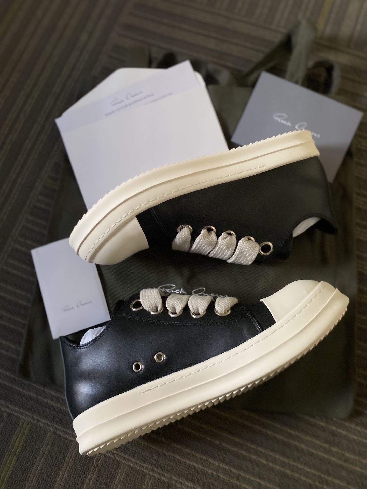 Rick Owen’s Porterville Jumbo laced Low