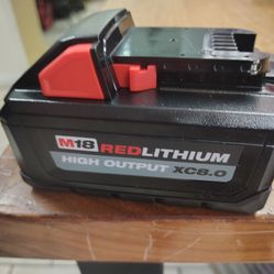 Milwaukee 8.0ah high output battery