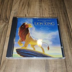 The Lion King Original Motion Picture Soundtrack (CD, 1994, Disney). Has some wear from age and use. Sold as is.

