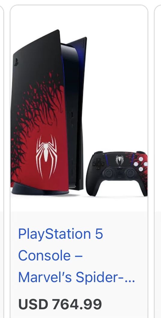 Playstation 5 Spiderman Edition