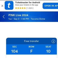 Pink Tickets!