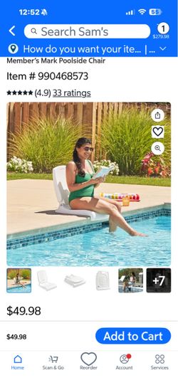 Member's Mark Poolside Chair