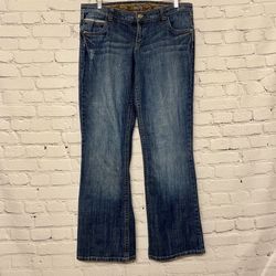 Vanity Women’s Sparrow Boot Cut Denim Jean Size 31 x 33 Medium Wash