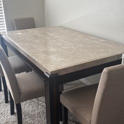 Dining Table With 4 Chairs 