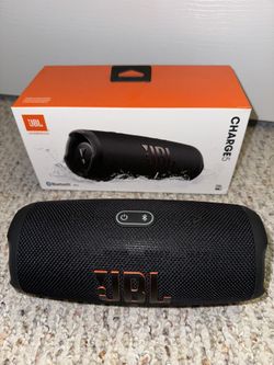 JBL Charge 5 Portable Speaker System - Black New, Open Box.