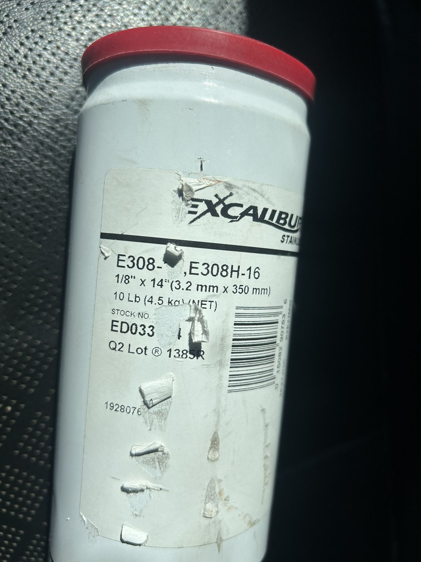 E308 Stainless Steel Electrodes (1/8” Thick)