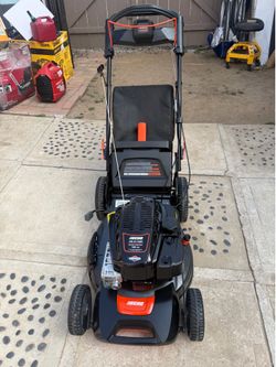 ECHO 21 in. 190 cc Briggs and Stratton Gas 3-in-1 Dual Blade RWD Self-Propelled Lawn Mower with Single Lever Deck Adjustment Good condition like New