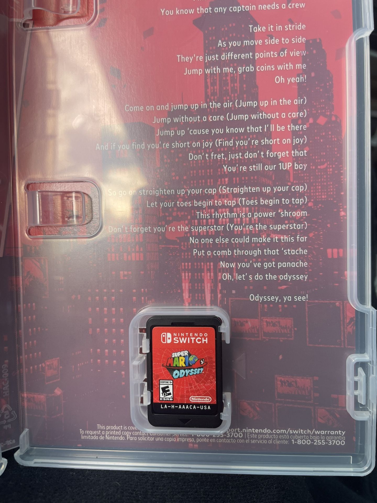 Super Mario Odyssey - Nintendo Switch No Case