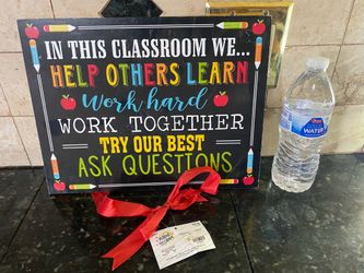 Wooden classroom picture