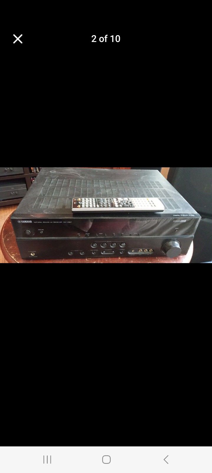 Yamaha RX-V567 7.1 AV RECEIVER WITH REMOTE AND HDMI PORTS FOR PS5 DISC OR XBOX SERIES X TRADES