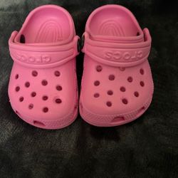 pink crocs