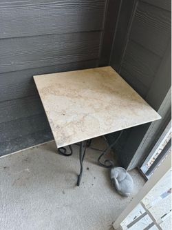 Little outdoor patio table