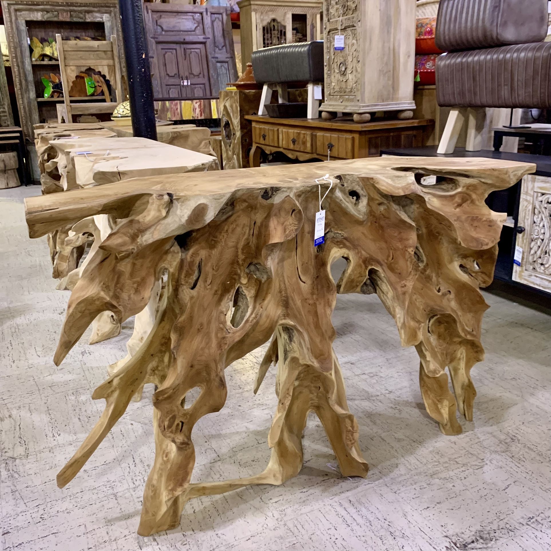 Teakroot Console Table