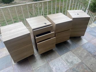 Filing Drawers With Lock & Key, Wheels All $60