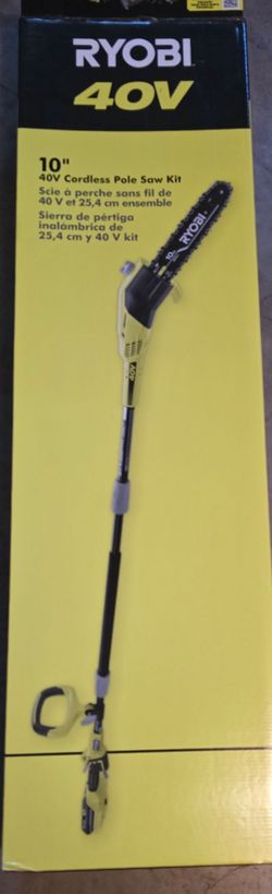 RYOBI
40V HP Brushless 10 in. Cordless Battery Pole Saw