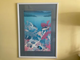 Framed Ocean Art Print