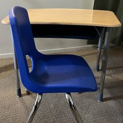 Adjustable School Table And Chair 