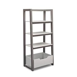 Delta Children Ladder Shelf, White/Grey 