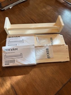 IKEA BEKVÄM Shelves (set of 3)