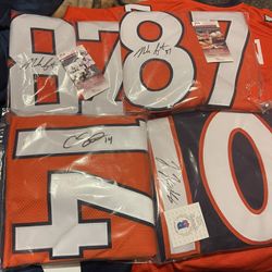Broncos Autographed Jerseys