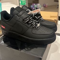 Black Supreme Air Force 1