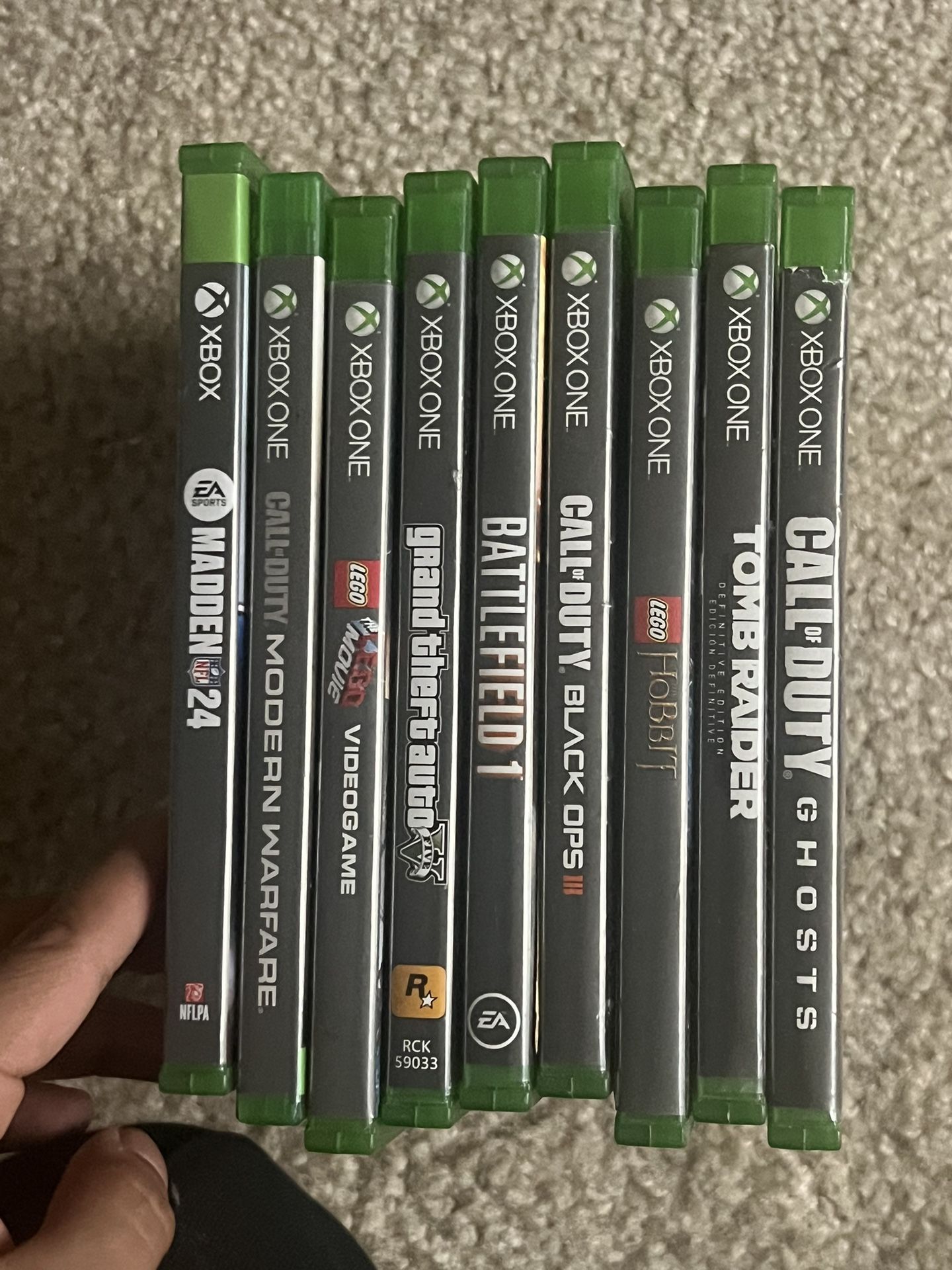 9 Discs xbox Games