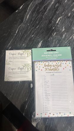 BABY SHOWER GAMES