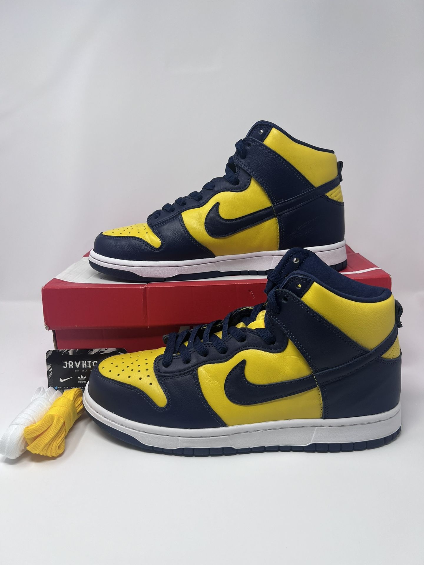 Nike Dunk High Michigan 2020 Varsity Maize Midnight Navy CZ8149