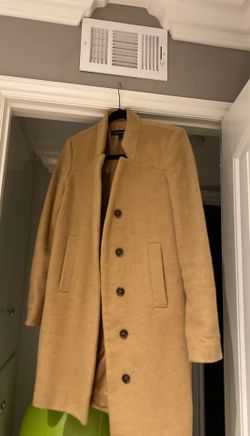 French connection caramel wool coat Sz 2 US
