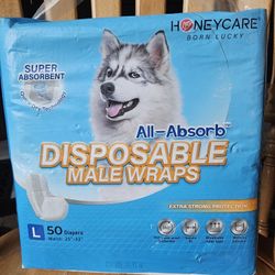 Disposable Male Dog Wraps