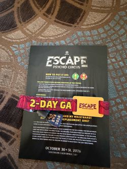 2026 Escape Halloween - 2-Day GA Experience Pass