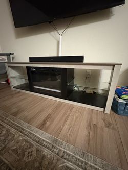 TV Console with Fire Place
