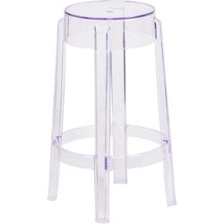  Transparent Counter Height Stool 