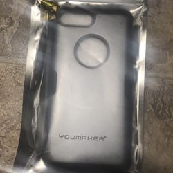 Brand New IPhone 7 & 8 Plus Case with Built In Screen Protector Face Plate