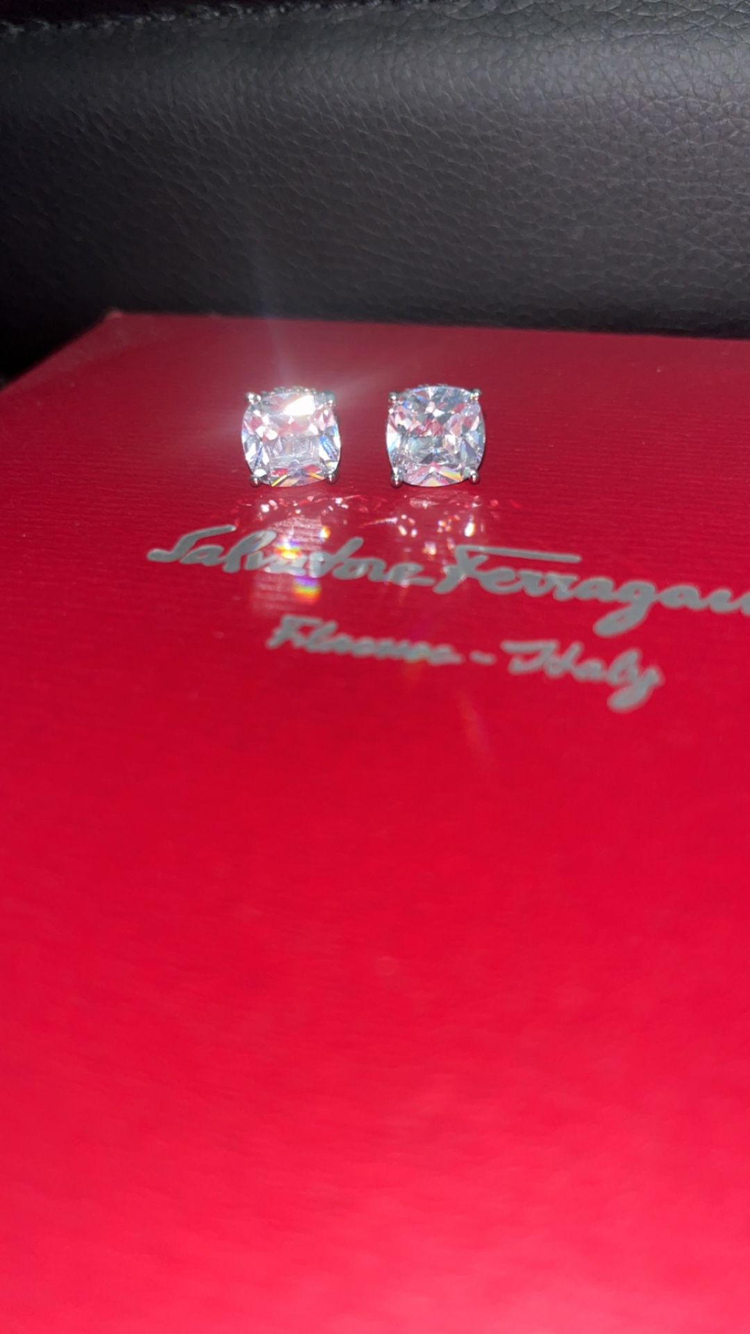 Diamond Square Earrings