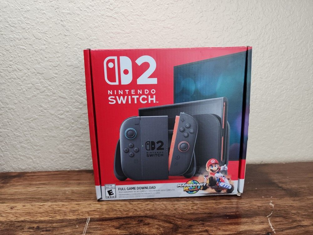 Nintendo Switch 2 with box like new.