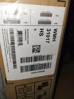 Whirpool Over The Range/stove Microwave W/ Hood.