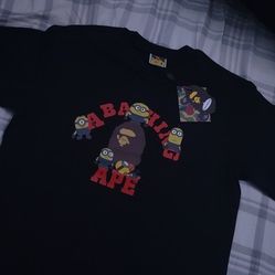 BAPE × MINIONS Rise of Gru 2024 Colab Men's T-Shirt 