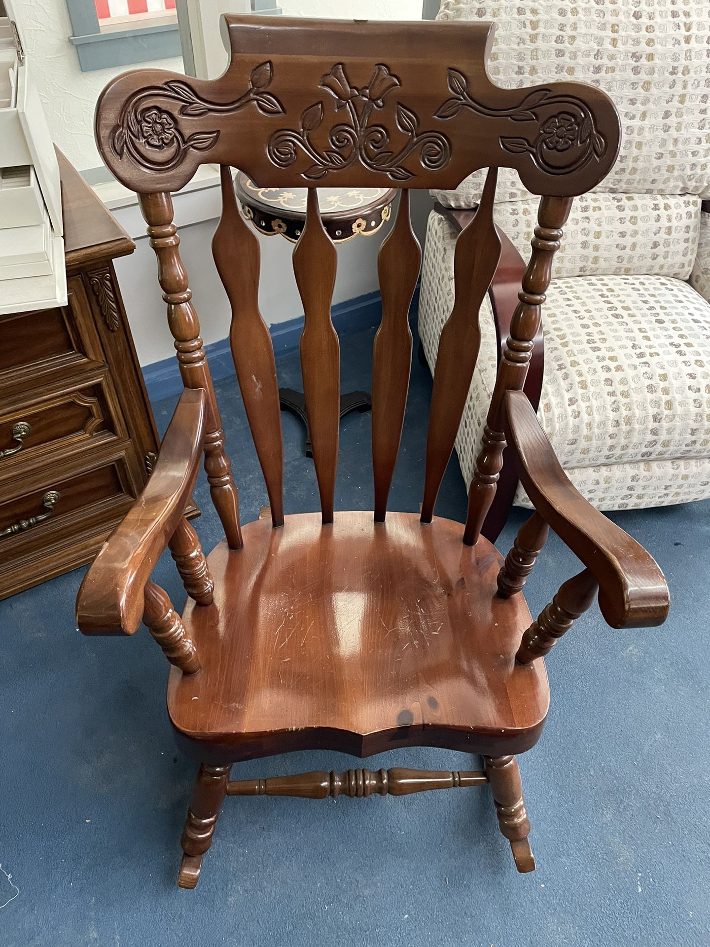 Solid Wood Rocking Chair